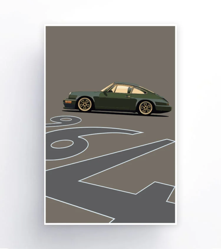 The Air Factor-Paper Posters Olive Green 9six4 Outlaw. Art Paper